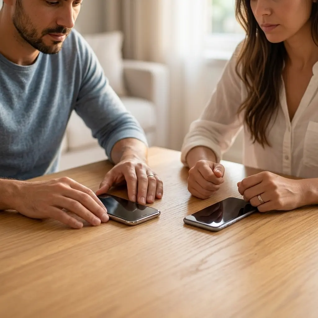 Pareja atravesando problemas de comunicación