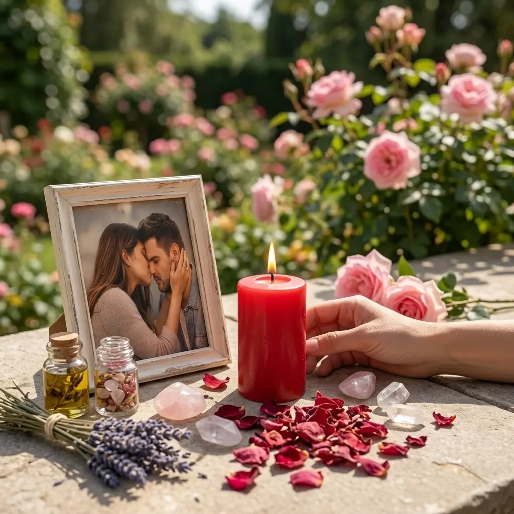 Ritual simbólico de reencuentro amoroso